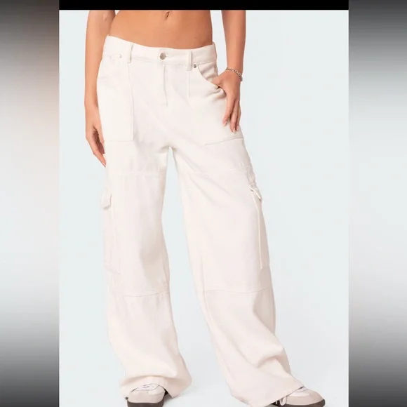 NWOT EDIKTED CARGO PANTS - Picture 2 of 2